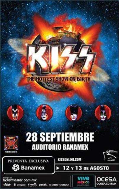 Poster from Monterray, Mexico 28 September 2010 show