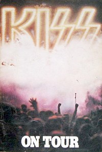 Kiss On Tour Tourbook Cover